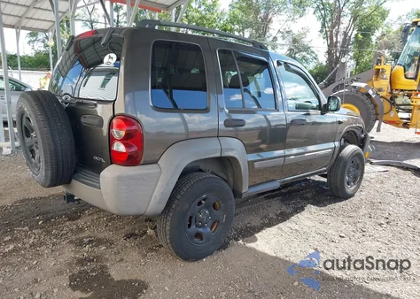 2006 Jeep Liberty Sport из США, поврежденный, VIN 1J4GL48K96W283842